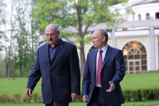 Путин и Лукашенко. Резиденция главы белорусского государства - Лукашенко Фотографии. Картинка