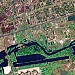 Фото Бреста со спутника из космоса. Карта Бреста