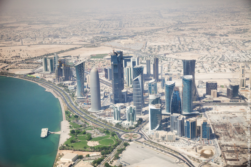 Столица Катара - Доха. Государство Катар. Фотографии. Картинка