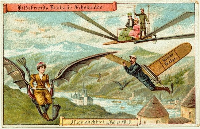 Открытки про авиацию. Открытки 19 века.  Фотографии. Картинка