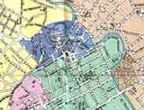 Улица Немига.Карта центра Минска 19 века.(121 кбайт)