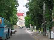 Типичная улочка средневекового белорусского городка. Фото. Картинка