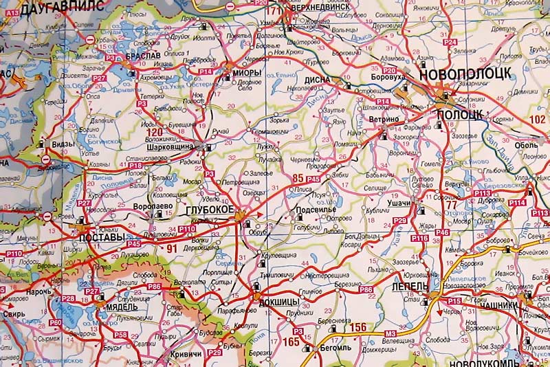 Дорога на Глубокое. Глубокое на карте Беларуси.  Где находится город Глубокое. Фото