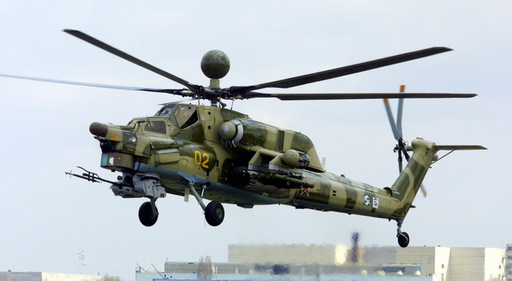 Новый вертолёт.  фото. Официально Ми-28Н принят на вооружение в 2009 году 