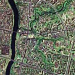Фото Витебска со спутника из космоса. 