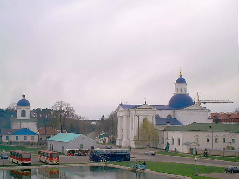 Панорама Свято-Успенского Жировичского монастыря.  Экскурсии. Фото. Картинка