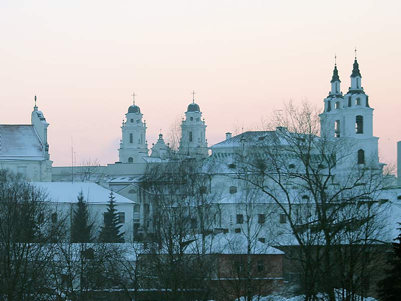 Верхний город в Минске. Таков он сейчас и примерно таким же был и в 18 веке. Фото