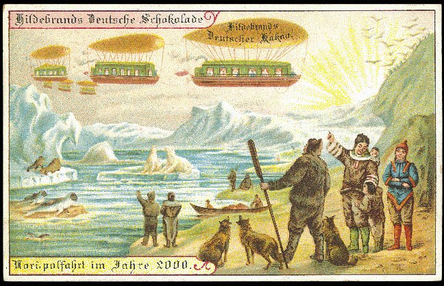 Открытки про Северный полюс. Открытки 19 века.  Фотографии. Картинка