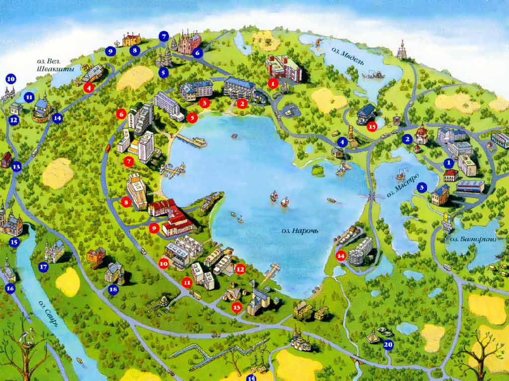 А эта фотография с рекламного проспекта о Нарочанском национальном парке Фото. Картинка
